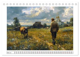 Reise mit der ostslawischen Seele (Tischkalender 2027 DIN A5 quer), CALVENDO Monatskalender