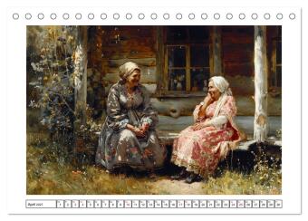 Reise mit der ostslawischen Seele (Tischkalender 2027 DIN A5 quer), CALVENDO Monatskalender