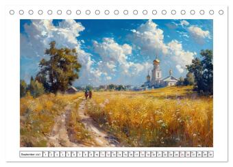 Reise mit der ostslawischen Seele (Tischkalender 2027 DIN A5 quer), CALVENDO Monatskalender