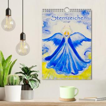 Dein Sternzeichen als Engel (Wandkalender 2027 DIN A4 hoch), CALVENDO Monatskalender