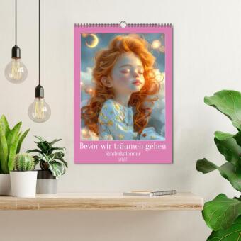 Bevor wir träumen gehen - Kinderkalender (Wandkalender 2027 DIN A3 hoch), CALVENDO Monatskalender