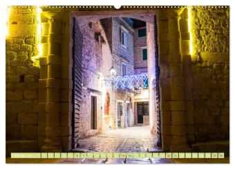 Trogir - Historisches Juwel an der Adria (hochwertiger Premium Wandkalender 2027 DIN A2 quer), Kunstdruck in Hochglanz