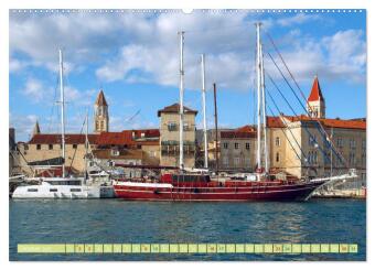 Trogir - Historisches Juwel an der Adria (hochwertiger Premium Wandkalender 2027 DIN A2 quer), Kunstdruck in Hochglanz