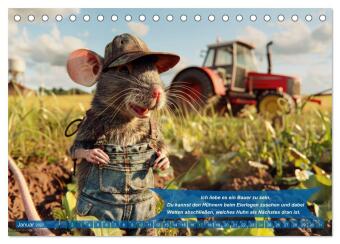 Der tierisch lustige Bauern-Kalender (Tischkalender 2027 DIN A5 quer), CALVENDO Monatskalender
