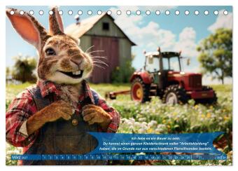 Der tierisch lustige Bauern-Kalender (Tischkalender 2027 DIN A5 quer), CALVENDO Monatskalender