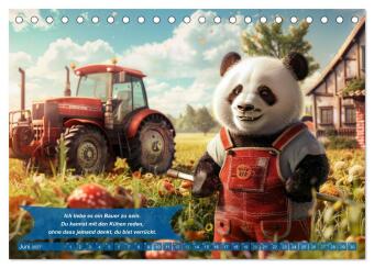 Der tierisch lustige Bauern-Kalender (Tischkalender 2027 DIN A5 quer), CALVENDO Monatskalender