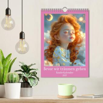 Bevor wir träumen gehen - Kinderkalender (Wandkalender 2027 DIN A4 hoch), CALVENDO Monatskalender