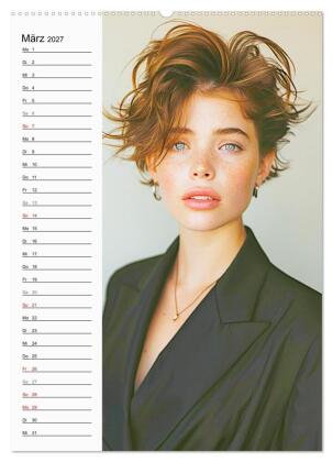Kurzhaarschnitte. Zeitlose und schöne Schnitte für kurze Haare (hochwertiger Premium Wandkalender 2027 DIN A2 hoch), Kunstdruck in Hochglanz