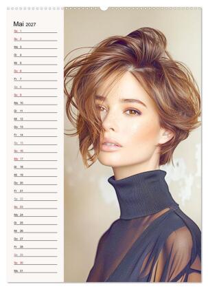 Kurzhaarschnitte. Zeitlose und schöne Schnitte für kurze Haare (hochwertiger Premium Wandkalender 2027 DIN A2 hoch), Kunstdruck in Hochglanz