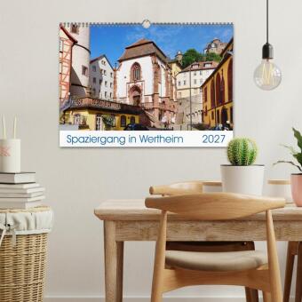 Spaziergang in Wertheim (Wandkalender 2027 DIN A3 quer), CALVENDO Monatskalender