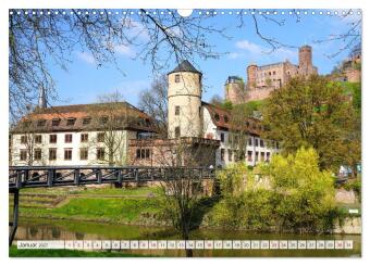 Spaziergang in Wertheim (Wandkalender 2027 DIN A3 quer), CALVENDO Monatskalender