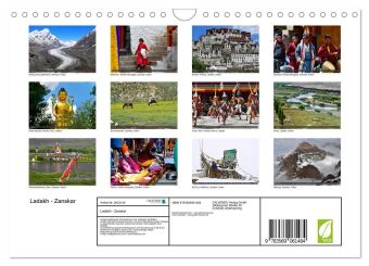 Ladakh - Zanskar (Wandkalender 2027 DIN A4 quer), CALVENDO Monatskalender