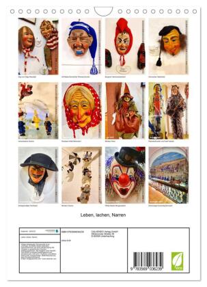 Leben, lachen, Narren (Wandkalender 2027 DIN A4 hoch), CALVENDO Monatskalender