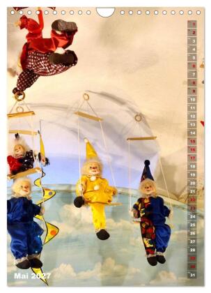 Leben, lachen, Narren (Wandkalender 2027 DIN A4 hoch), CALVENDO Monatskalender