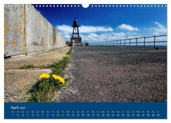 Die Nordmole in Wilhelmshaven. Historisches Relikt und Lieblingsort. (Wandkalender 2027 DIN A3 quer), CALVENDO Monatskalender