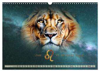 Galaktische Sternkreiszeichen (Wandkalender 2027 DIN A3 quer), CALVENDO Monatskalender