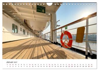 Kreuzfahrtpiraten (Wandkalender 2027 DIN A4 quer), CALVENDO Monatskalender