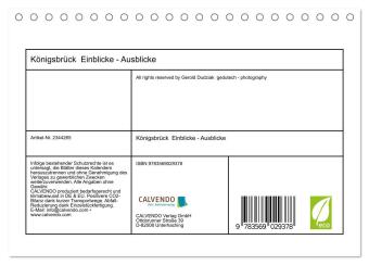 Königsbrück Einblicke - Ausblicke (Tischkalender 2027 DIN A5 quer), CALVENDO Monatskalender