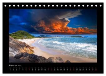 Brasilien - Natur, Kultur und Lebensfreude (Tischkalender 2027 DIN A5 quer), CALVENDO Monatskalender