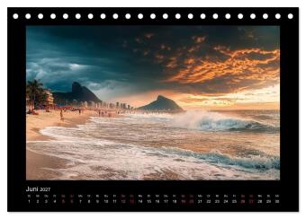Brasilien - Natur, Kultur und Lebensfreude (Tischkalender 2027 DIN A5 quer), CALVENDO Monatskalender