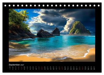 Brasilien - Natur, Kultur und Lebensfreude (Tischkalender 2027 DIN A5 quer), CALVENDO Monatskalender