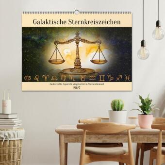 Galaktische Sternkreiszeichen (Wandkalender 2027 DIN A2 quer), CALVENDO Monatskalender