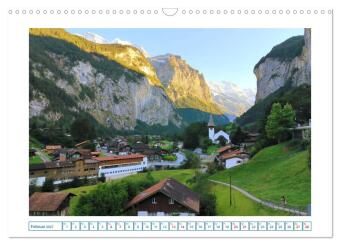 Schweizer Städte (Wandkalender 2027 DIN A3 quer), CALVENDO Monatskalender
