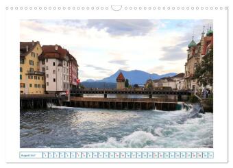 Schweizer Städte (Wandkalender 2027 DIN A3 quer), CALVENDO Monatskalender