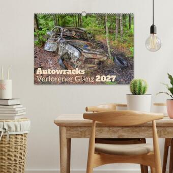 Autowracks - Verlorener Glanz 2027 (Wandkalender 2027 DIN A3 quer), CALVENDO Monatskalender