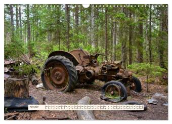 Autowracks - Verlorener Glanz 2027 (Wandkalender 2027 DIN A3 quer), CALVENDO Monatskalender