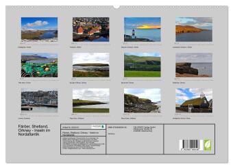 Färöer, Shetland, Orkney - Inseln im Nordatlantik (hochwertiger Premium Wandkalender 2027 DIN A2 quer), Kunstdruck in Hochglanz