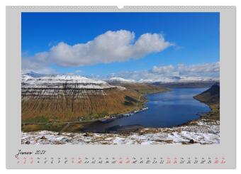 Färöer, Shetland, Orkney - Inseln im Nordatlantik (hochwertiger Premium Wandkalender 2027 DIN A2 quer), Kunstdruck in Hochglanz