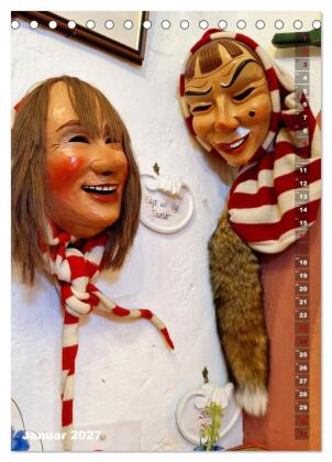 Leben, lachen, Narren (Tischkalender 2027 DIN A5 hoch), CALVENDO Monatskalender