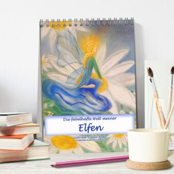 Die fabelhafte Welt meiner Elfen (Tischkalender 2027 DIN A5 hoch), CALVENDO Monatskalender