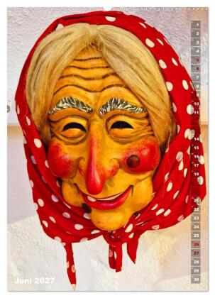 Leben, lachen, Narren (Wandkalender 2027 DIN A2 hoch), CALVENDO Monatskalender