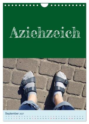 Erzgebirgischer Mundartkalender (Wandkalender 2027 DIN A4 hoch), CALVENDO Monatskalender