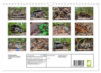 Autowracks - Verlorener Glanz 2027 (Wandkalender 2027 DIN A4 quer), CALVENDO Monatskalender