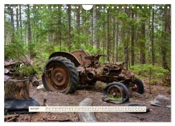 Autowracks - Verlorener Glanz 2027 (Wandkalender 2027 DIN A4 quer), CALVENDO Monatskalender