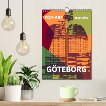 POP-ART meets Göteborg (Wandkalender 2027 DIN A4 hoch), CALVENDO Monatskalender