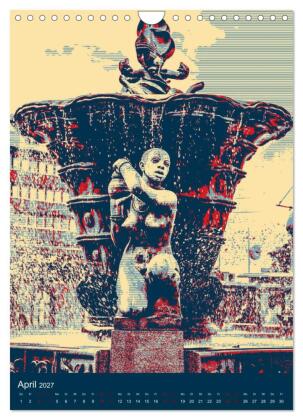 POP-ART meets Göteborg (Wandkalender 2027 DIN A4 hoch), CALVENDO Monatskalender