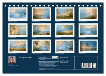 Lichtvisionen (Tischkalender 2027 DIN A5 quer), CALVENDO Monatskalender