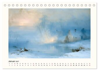 Lichtvisionen (Tischkalender 2027 DIN A5 quer), CALVENDO Monatskalender