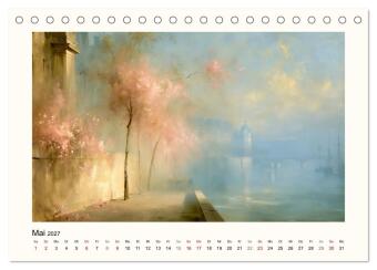 Lichtvisionen (Tischkalender 2027 DIN A5 quer), CALVENDO Monatskalender