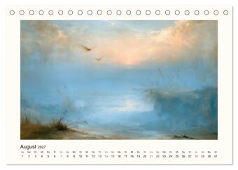 Lichtvisionen (Tischkalender 2027 DIN A5 quer), CALVENDO Monatskalender