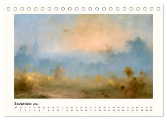 Lichtvisionen (Tischkalender 2027 DIN A5 quer), CALVENDO Monatskalender