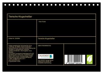 Tierische Klugscheißer (Tischkalender 2027 DIN A5 quer), CALVENDO Monatskalender