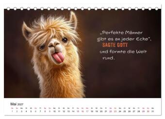 Tierische Klugscheißer (Tischkalender 2027 DIN A5 quer), CALVENDO Monatskalender