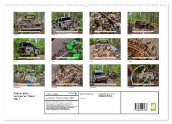 Autowracks - Verlorener Glanz 2027 (hochwertiger Premium Wandkalender 2027 DIN A2 quer), Kunstdruck in Hochglanz
