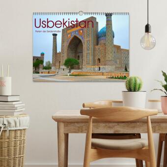 Usbekistan, Perlen der Seidenstraße (Wandkalender 2027 DIN A3 quer), CALVENDO Monatskalender