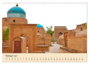 Usbekistan, Perlen der Seidenstraße (Wandkalender 2027 DIN A3 quer), CALVENDO Monatskalender